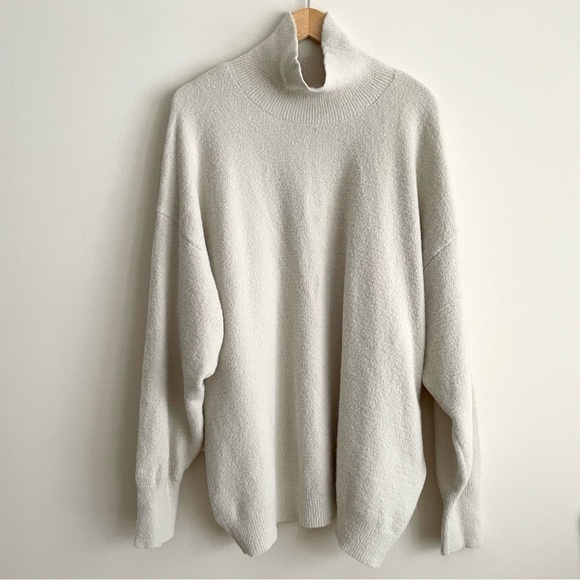 Aritzia Wilfred Free Stargazer Hh Knit Turtleneck Sweater Cream NWT - Picture 4 of 12